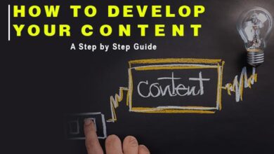 how to develop your content