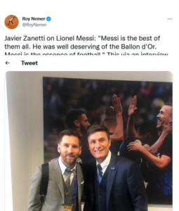 zanetti, messi