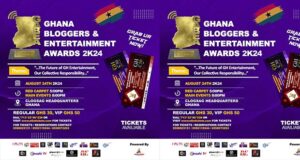 Ghana Bloggers & Entertainment Awards, Ghana Bloggers & Entertainment Awards 2024, Ghparrot