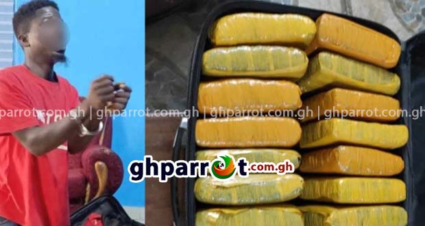 66 PARCELS, Man Caught with 66 Parcels of Suspected Narcotic at Samreboi