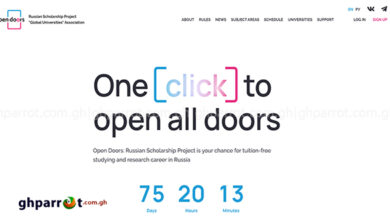 Open Door Russian Scholarship, Open Door Russian Scholarship 2026