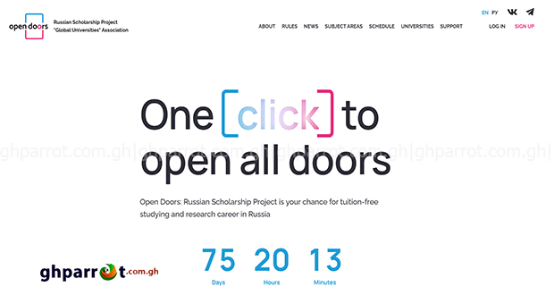 Open Door Russian Scholarship, Open Door Russian Scholarship 2026