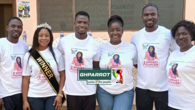 Queen Leticia Esinam Ankorah, Face of Narh-Bita 2025, breast cancer screening Ghana, Tema Manhean community outreach, breast cancer education Ghana, DIL Healthcare, women’s health Ghana, early detection breast cancer, Ghana health awareness, Tema General Hospital referrals.