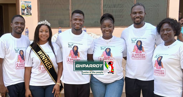 Queen Leticia Esinam Ankorah, Face of Narh-Bita 2025, breast cancer screening Ghana, Tema Manhean community outreach, breast cancer education Ghana, DIL Healthcare, women’s health Ghana, early detection breast cancer, Ghana health awareness, Tema General Hospital referrals.