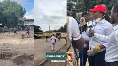 Hon. Ebi Bright, Mayor of Tema, leads the Tema Face-lift Campaign to clear unauthorized structures around Republic Road School. The cleanup forms part of her Tema Transformation Agenda to restore order, beautify public spaces, and preserve Tema’s reputation as Ghana’s model planned city.
